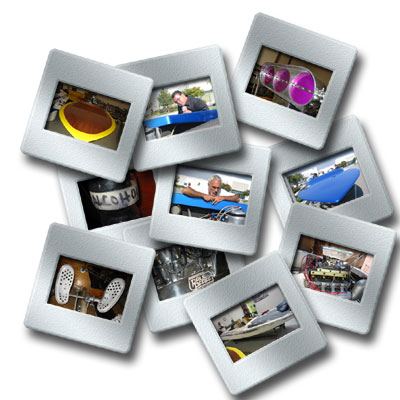 American Hotboat photo collection featuring custom boats, engines, and builds